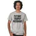 thumbnail image 3 of Future Trophy Husband Engagement Men's Big & Tall Crewneck Graphic Tee Brisco Brands 2X, 3 of 4