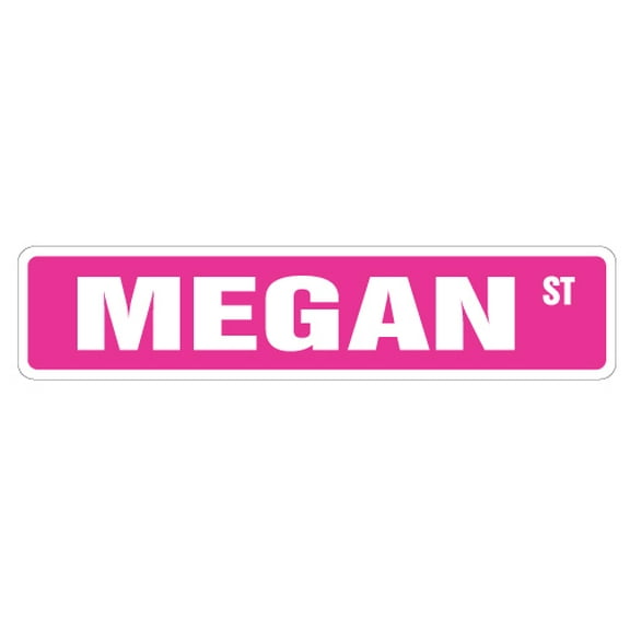 Megan Street [3 Pack] of Vinyl Decal Stickers |for Laptop Car
