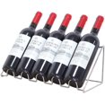 thumbnail image 1 of E Modern Wine Rack Metal Wine Bottle Holder Counter Top Wine Rack Wine Bottle Storage Holder Perfect for Bar Wine Cellar Basement Cabinet Pantry-4 Slots or 5 Slots or 6 Slots(5 Slots), 1 of 4