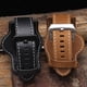 thumbnail image 5 of Correa de piel de vaca para reloj Panerai, serie PAM111/441, para hombre, hebilla de aguja Crazy Horse, 22, 24 y 26 mm, marrón y negro con tapete, 5 of 5