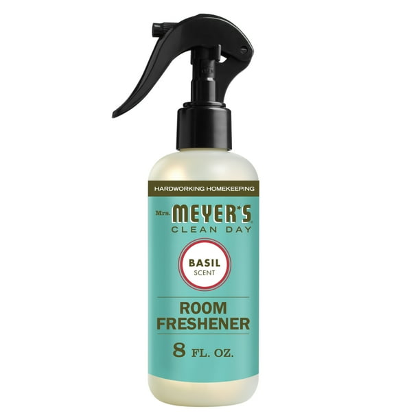 Mrs. Meyer's Clean Day Room Freshener, Basil Scent, 8 Ounce NonAerosol Spray Bottle