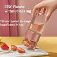 thumbnail image 5 of Tryteavas Glass Infuser, 3-in-1 Double Wall Tea Tumbler with Strainer, Your Portable Brewing Companion, for Blooming & Loose Leaf Tea, 5 of 7
