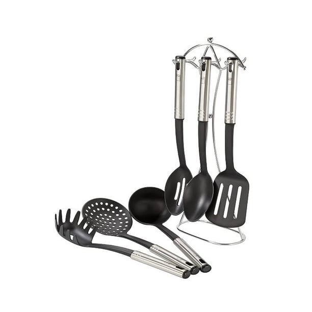 Juego de Utensilios Cocina 6 pzas con Soporte Acero Inoxidable Magefesa Magefesa MAID
