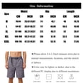 thumbnail image 3 of Quick Dry Breathable Cargo Shorts for Men Cotton Loose Elastic Waist Casual Bottoms Durable Outdoor Sports Pants, #03 Dark Gray, M, 3 of 6