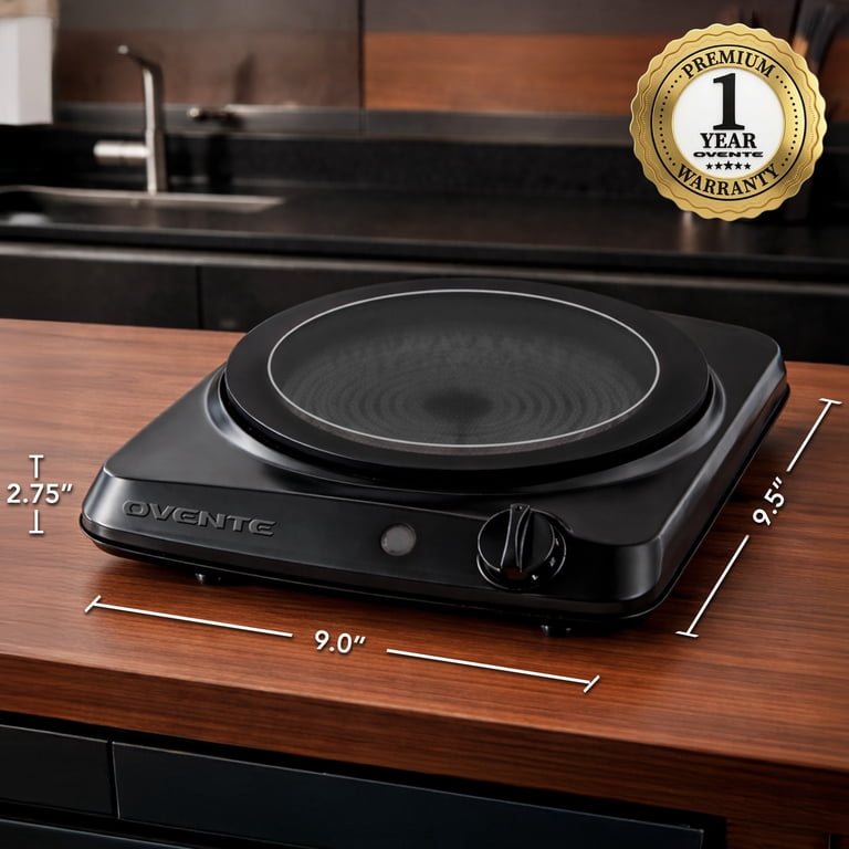 Ovente Infrared Single Burner Cooktop, 1000W photo 6