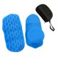 thumbnail image 3 of Empuñaduras para levantamiento de pesas, dominadas y manos para hombres y mujeres, guantes de entrenamiento para gimnasio. Azul, 3 of 9