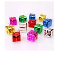 thumbnail image 3 of Gift Box Christmas Ornaments 24 Pieces Mini Wrapped Present Boxes Miniature Foil Ornaments Decoration Boxes,Christmas Decorations,Christmas Shiny Mini Boxes Ornaments 1.2 Inches, 3 of 8