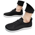 thumbnail image 3 of Men's Casual Shoes Couple Wide Toe Low Top Lace Up On Lightweight Athletic Walking Fitness Outdoor Sport Sneakers, 3 of 7