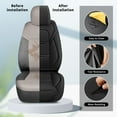 thumbnail image 3 of JIAMAOXIN Car Seat Covers Full Set for 2007-2023 Lexus RX 350, Faux Leather Seat Covers Waterproof Anti-Slip Cushion Protector (5 Seats,Black), 3 of 5