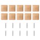 thumbnail image 1 of 10 pomos de madera maciza, tiradores de madera para cajones, pomos cuadrados para puertas, para el hogar, 1 of 7