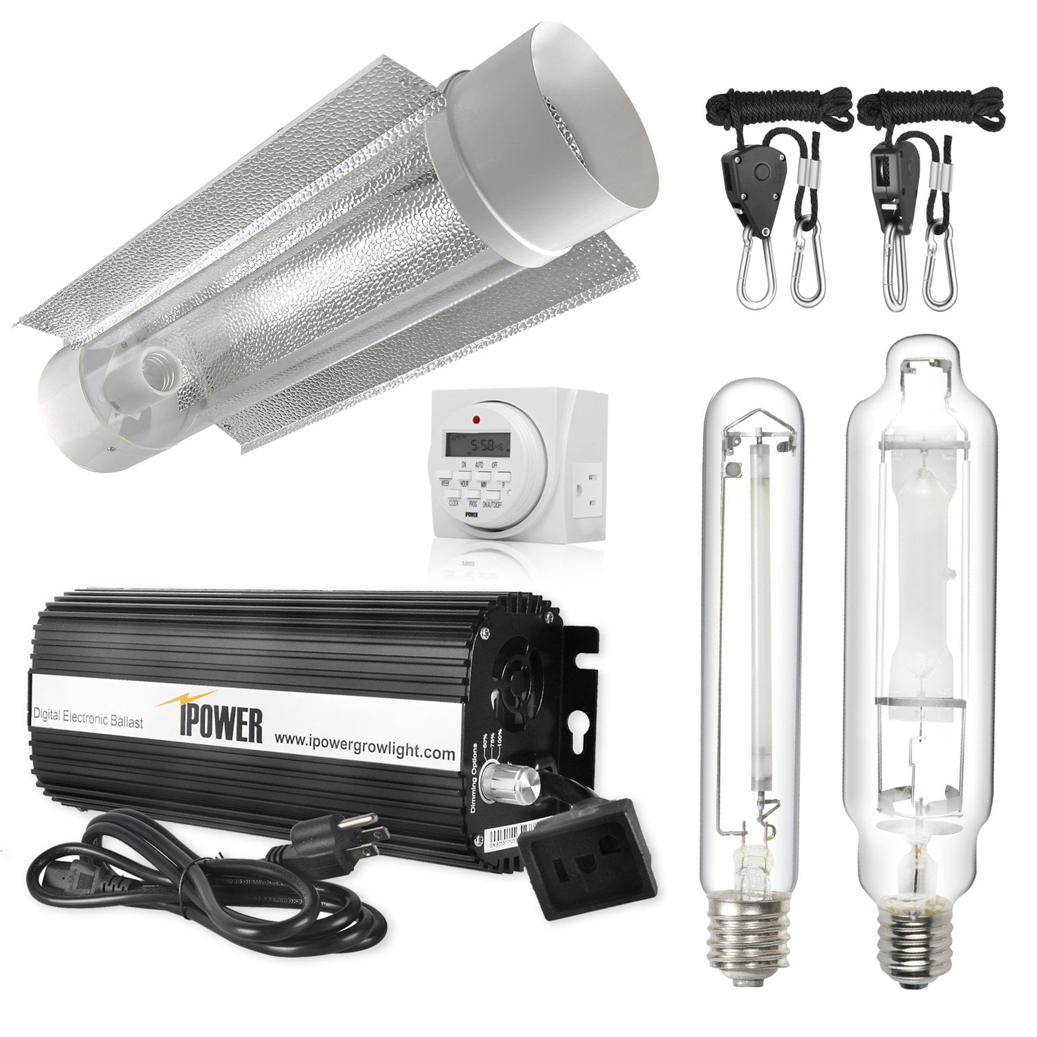 600 W Grow Light Kit-BAY6 Digital ballast Lampe Euro Réflecteur kit/setup 