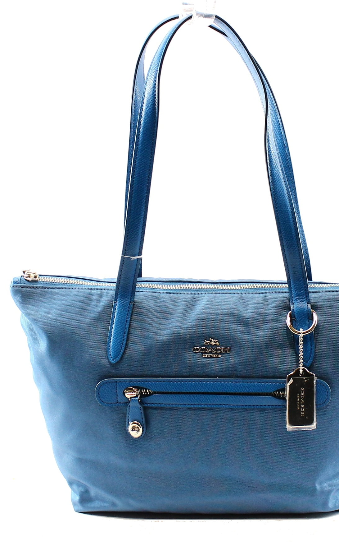 coach denim taylor tote