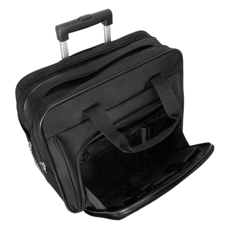 Targus - Metro Rolling Laptop Case for 15.4" Laptop - Black