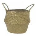 thumbnail image 1 of Rattan Basket Flower Pot Dirty Laundry Basket Storage Basket Planter Woven Storage Decor, 1 of 7