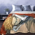 thumbnail image 3 of Hawk Mha Boutique Blankets Soft Comfortable Plush Microfiber Flannel Blanket 50"x40", 3 of 4