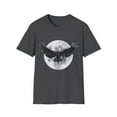 thumbnail image 2 of Black Bird Raven Moon Lovers Men Women Graphic Tshirt, 2 of 5