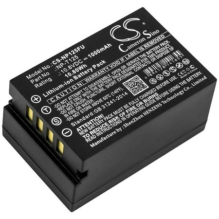 Image of Li-ion Battery for Fujifilm GFX Cameras - 1000mAh - Power with Confidence