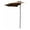 Brown, variant on 9-Foot Half Round Wall Hugger Umbrella