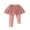 Pink-24, variant on Ugoldhm Girls Cute Base Layer Bottoms with Bow Polka Dot Tutu Skirt Fake Two Piece Pants 2-10 Years