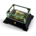 thumbnail image 1 of Exclusive Crystal Music Box W. Contemporary Wooden Base OVERSTOCK PRICE, Music Selection - My Favorite Things (Richard Rogers), 1 of 2