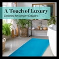 thumbnail image 3 of Bath Mats for Bathroom Non Slip - Caribbean Sea 17" x 24" Memory Foam Bathroom Rugs - Quick Dry Bath Mat, 3 of 6