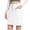 White, variant on Women's Skorts Skirts 20" Knee Length Cotton Casual High Waist Drawstring Modest Golf Skort with Pocket Black XXL