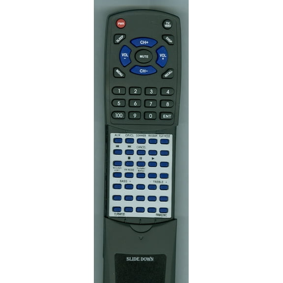 Replacement Remote for PANASONIC RTEUR648100, EUR648100, SAPM03, SCPM03