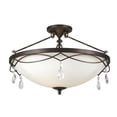 thumbnail image 2 of Forte Lighting 2498-04-32 4 Light 22" Wide Semi-Flush Bowl Ceiling Fixture - Bronze, 2 of 2