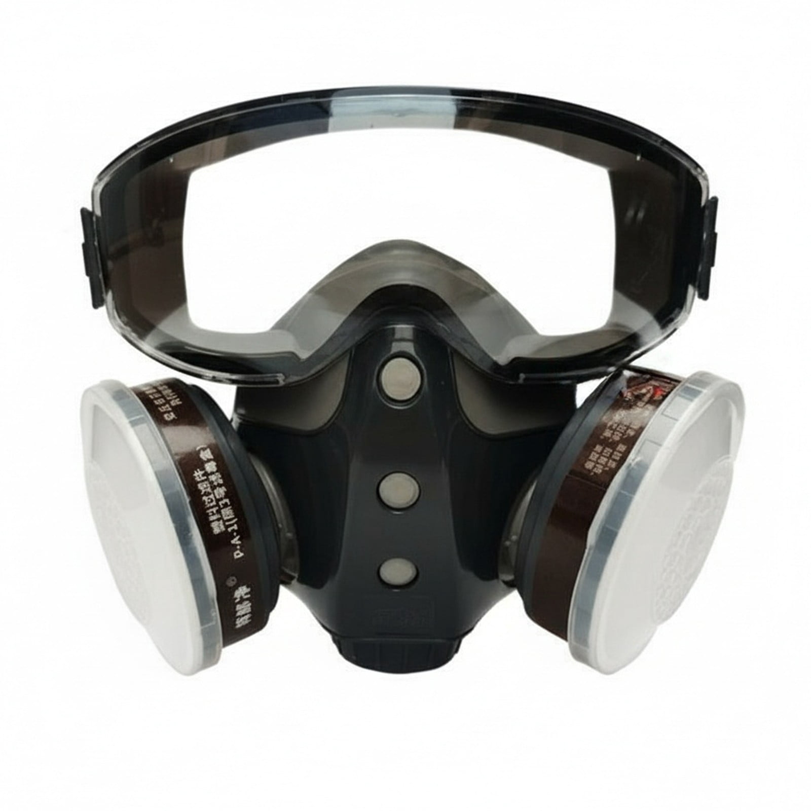 Dust Proof Face Shield with Filters Integrated Protective Mask Anti-Splash Safety Gear