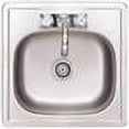 thumbnail image 2 of Elkay K115152 Single Bowl Top Mount Bar & Prep Sink 23 Gauge Stainless Steel Faucet Holes - 2, 2 of 2