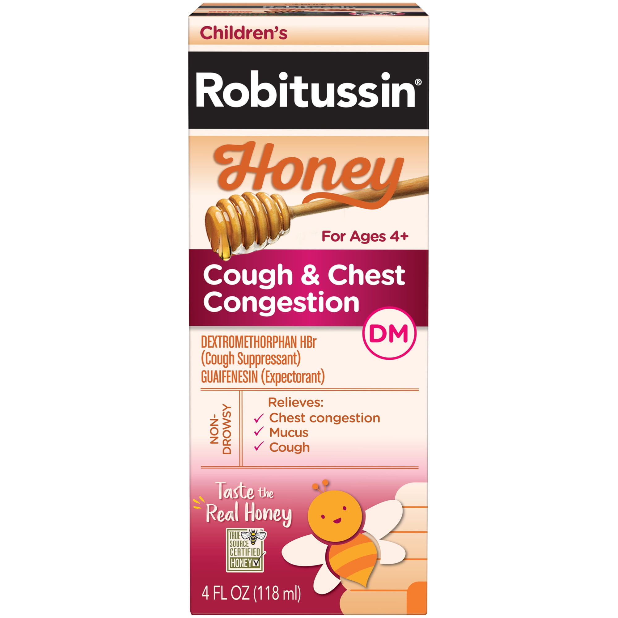 Buy Childrens Robitussin Honey Cough Chest Congestion Dm Childrens 