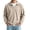 Khaki_002, variant on Mens Waffle Shirt Lightweight Comfort Lapel Long Sleeve Casual T Shirt Fall Winter Relaxed Fit Solid Color Funky Clothes for Daily Wear Light Green 3XL