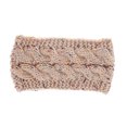 thumbnail image 1 of Sonducket Diadema de invierno para mujer, orejeras de ganchillo, motocicleta para mujer, color negro Accesorio para el cabello Hilo rosa Sonducket AP009482-15B, 1 of 6