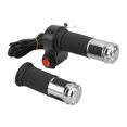 thumbnail image 3 of Bike Throttle Handle, Automatic Identification Linear Hall Twist Throttle Grips 5 Wires  for Electric Bike Gold,Silver,Blue,Red, 3 of 7