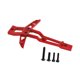 thumbnail image 5 of Soporte de chasis delantero RC, aleación de aluminio para reemplazo RC 1/10 y RC 1/8, actualizaciones, fácil de instalar, resistente, accesorio RC rojo, 5 of 9