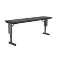 thumbnail image 2 of Adjustable Height 3/4" High Pressure Folding Seminar Table in Montana Brown, 2 of 5