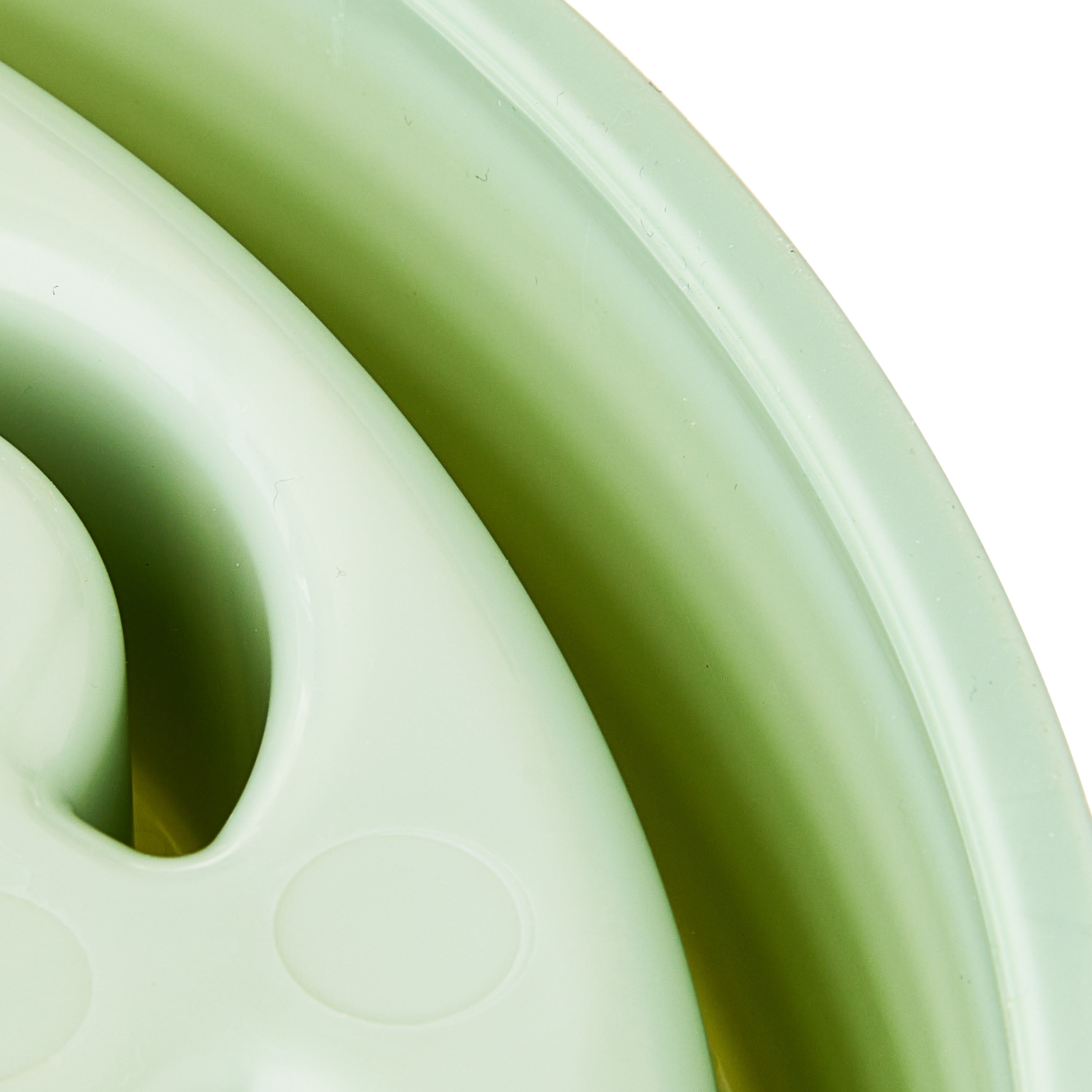 Vibrant Life Slow Chow Dog Bowl, Green Medallion