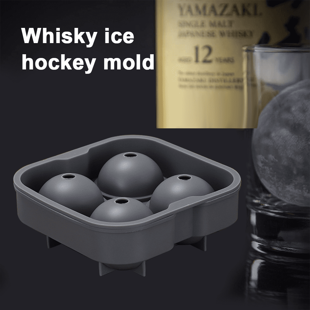 Webake Golf Ball Ice Molds with Lid & Funnel, Golf Gifts Ball Ice Maker for  Cocktails, Whiskey, Bourbon Chilling, 6 Holes 1.6 Round Sphere Ice Cube