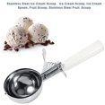 thumbnail image 2 of Cuchara de helado de acero inoxidable blanca, utensilio de cocina para frutas y verduras, café Sincero Electrónica, 2 of 5