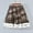 Christmas Party Plaid Mini Skirt Women-Brown, variant on Plaid Skirt for Women Plus Size Women's Plaid Skirt,Women's Tartan A-Line Skirt, Winter Flannel Skirt,Plaid Lace Skirt Women,Christmas Skirt Brown Free Size