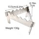 thumbnail image 3 of Soporte para Estufa Alcohol Acampar Ultraligero Plegable Acero Inoxidable, 3 of 9
