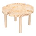 thumbnail image 1 of Minkissy Petite Table d'Extérieur en Bois Portable pour le Camping avec Surface Carrée 1 Pcs, 1 of 4