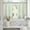 Blossom | Green, variant on Sheer Tiers 24 Inch Short Natural Flax Linen Blend Small Cafe Curtains for Laundry Room Windows Farmhouse Rusric Curtains Rod Pocket 2 Panels Set