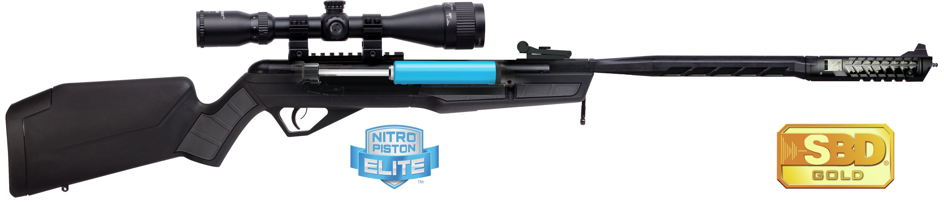 Benjamin Vaporizer .22 Nitro Piston Break Barrel Air Rifle With Scope, BVH22TPSS-SX