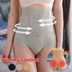 thumbnail image 3 of Bragas de cintura alta para mujer, ropa interior moldeadora sin costuras, bragas fuertes para vientre plano, calzoncillos bóxer adelgazantes posparto, ML (40-60 kg), verde, 3 of 5
