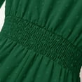 thumbnail image 6 of New Fashion Basic Soft Women Short Sleeve Floral A Line Stretch Midi Dress With Elasticity Sexy Trendy Casual Skirt, 6 of 6