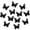 Black, variant on 12Pcs Black Butterfly Hair Clips, Cute Lace Embroidery Flower Butterfly Hair Bow for Women Girls Fairy Butterfly Hair Pins Hair Accessories Halloween Christmas Party Decor (Black)