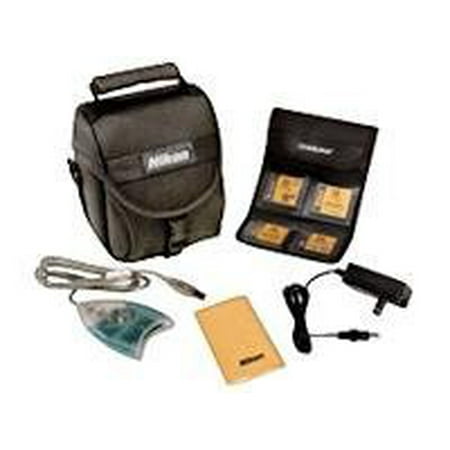 Nikon Deluxe Kit - Digital camera accessory kit - for Coolpix 4300, 4500, 5000, 5700, 775, 880, 885, 995