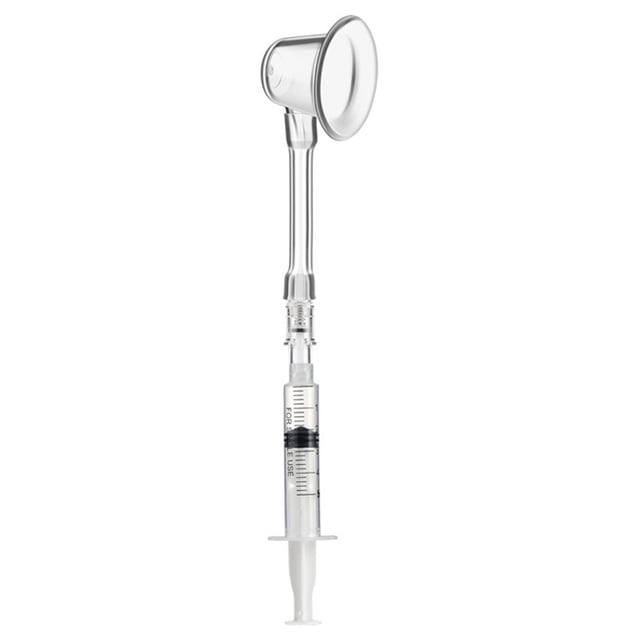 Vogacara Extractor de pezones de 2 piezas, ventosas invertidas planas físicas de silicona indolora, extractor portátil, accesorios para extractores de Suministros de ortodoncia Vogacara CE000991-00B