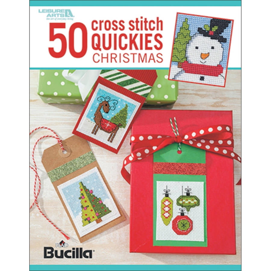 Leisure Arts 50 Cross Stitch Quickies Christmas